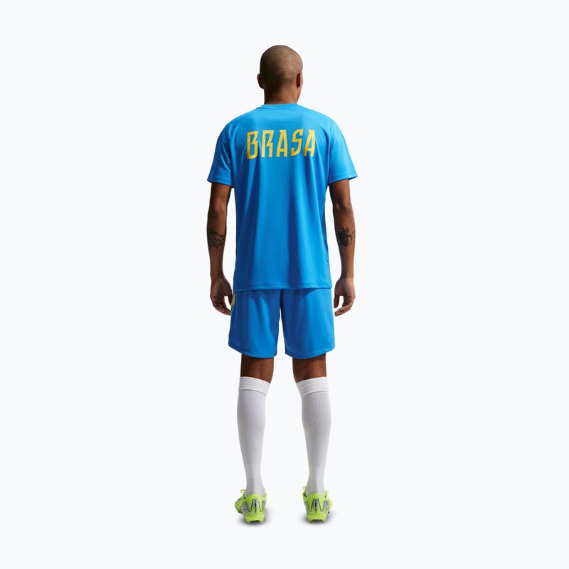 Men's football shorts Nike Brazil 2026 Stadium Home lt photo blue/light mint/white 3