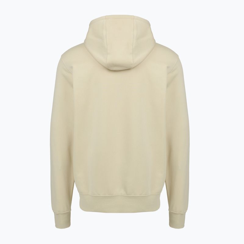 Men's sweatshirt Nike Club French Terry Pullover Hoodie light khaki/light khaki/white 7