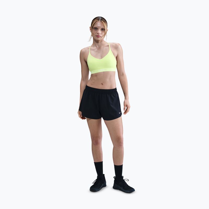 Training bra Nike Dri-Fit Indy Light Support light lemon twist/white pearl 3