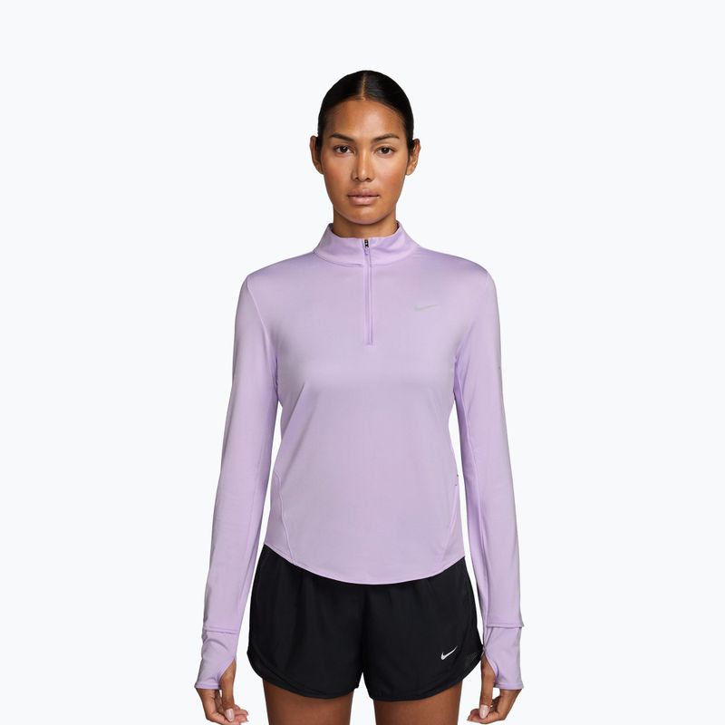 Women's running longsleeve Nike Swift Dri-Fit UV 1/4-Zip violet mist