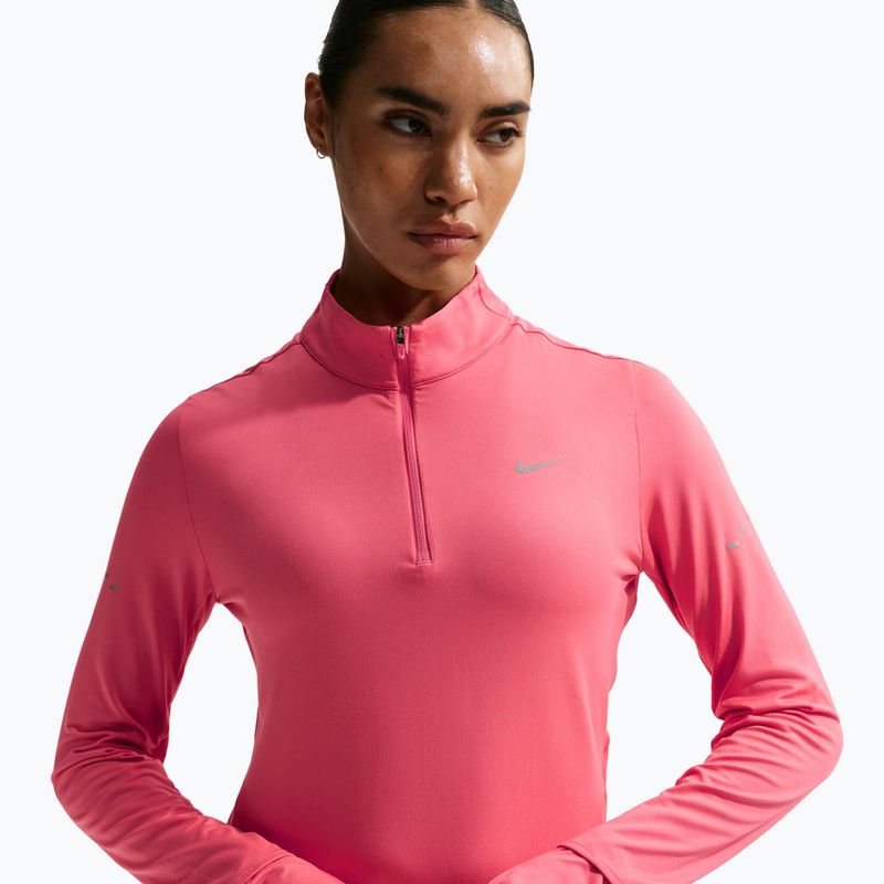 Women's running longsleeve Nike Swift Dri-Fit UV 1/4-Zip sea coral 4