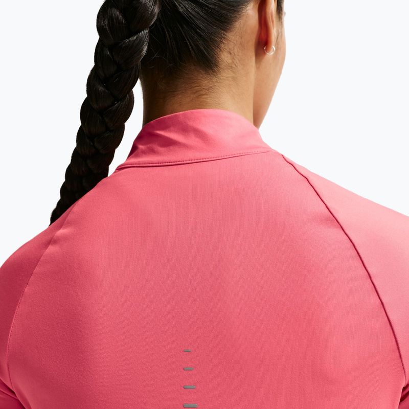 Women's running longsleeve Nike Swift Dri-Fit UV 1/4-Zip sea coral 5