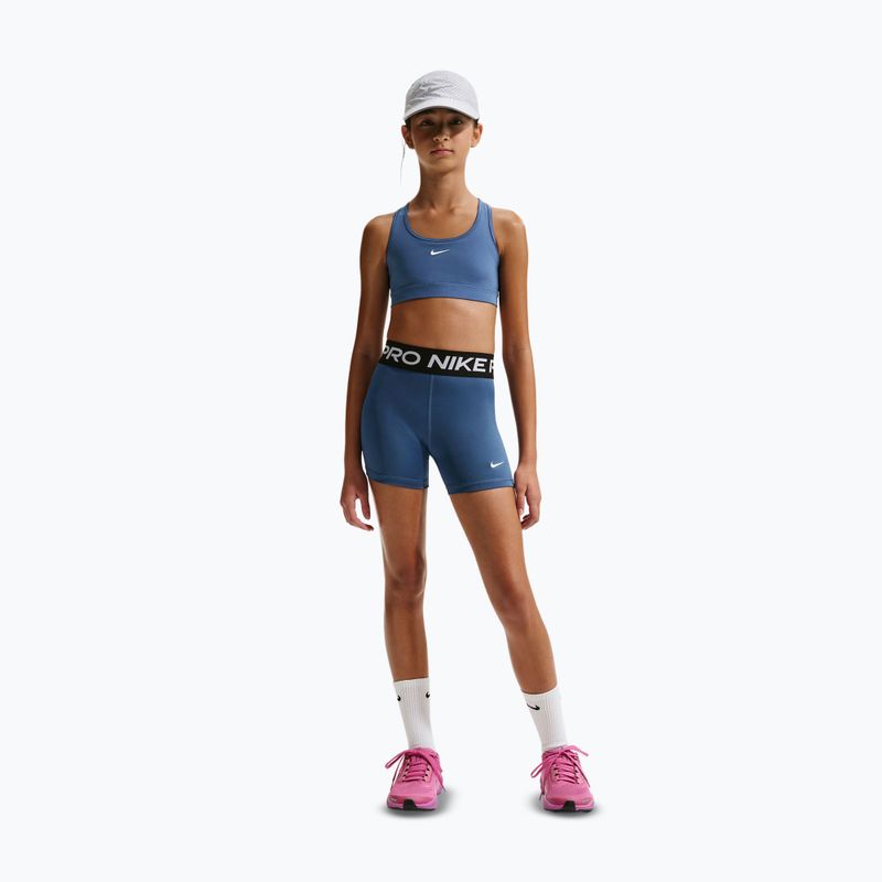Children's shorts Nike Pro mystic navy/white 2