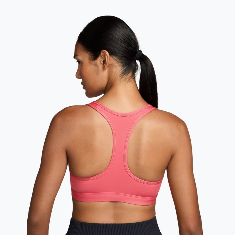 Training bra Nike Swoosh Medium Support sea coral/white 2