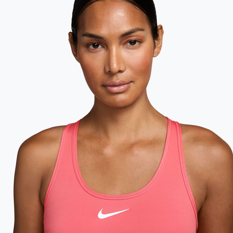 Training bra Nike Swoosh Medium Support sea coral/white 3