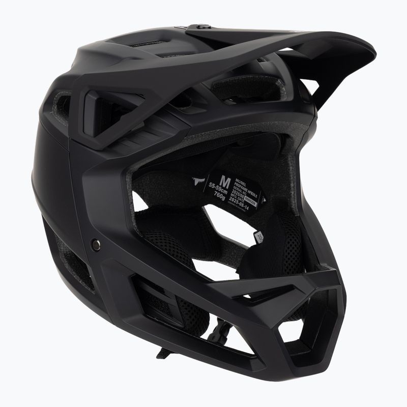Fox Racing Proframe matte black bicycle helmet