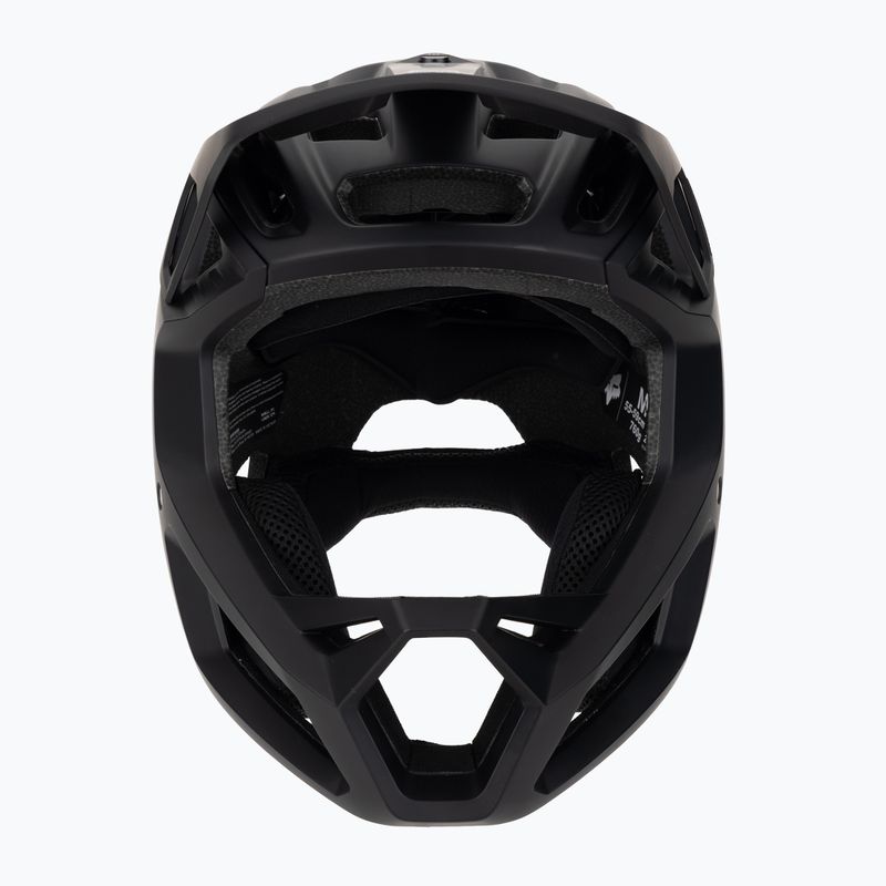 Fox Racing Proframe matte black bicycle helmet 2