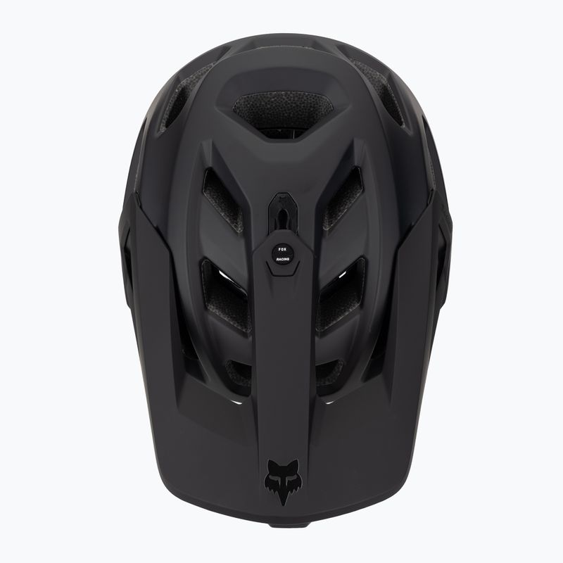 Fox Racing Proframe matte black bicycle helmet 6