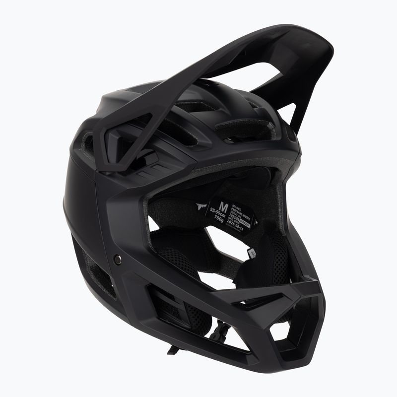 Fox Racing Proframe matte black bicycle helmet 8