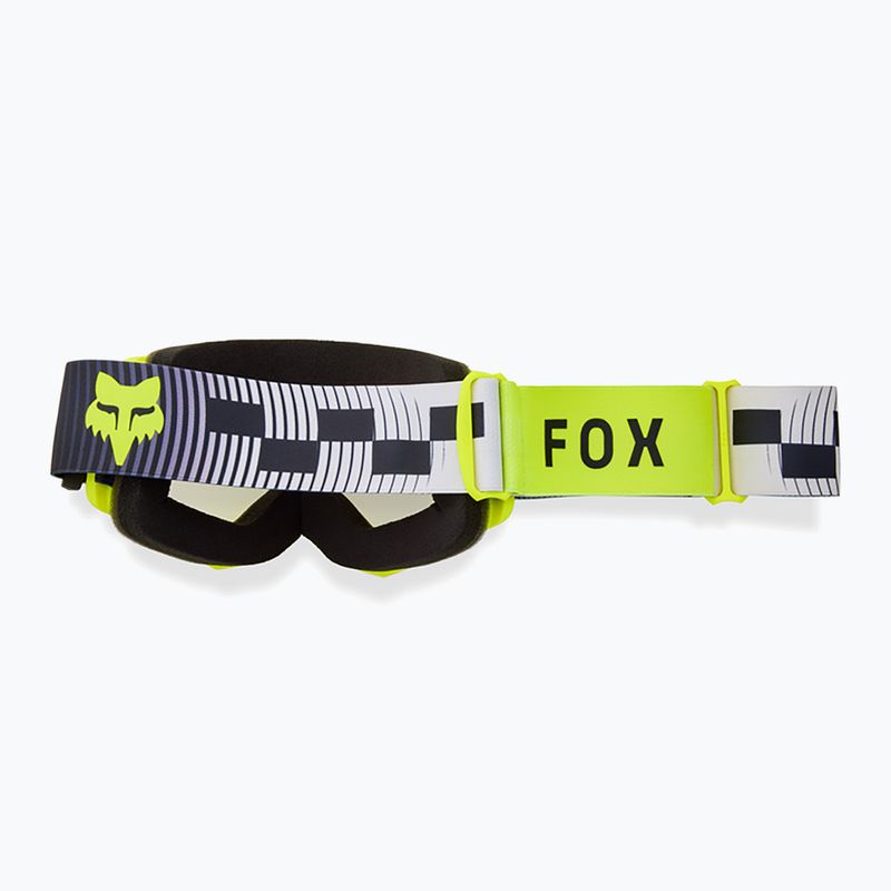 Fox Racing Main Collect grey/yellow/mirror cycling goggles 2