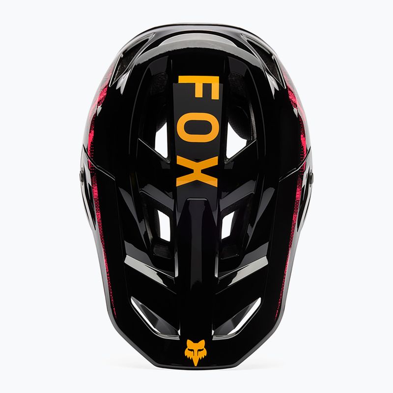 Fox Racing Rampage Kairos tangerine bike helmet 6