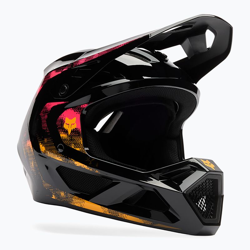 Fox Racing Rampage Kairos Jr tangerine children's bike helmet