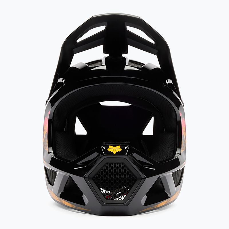 Fox Racing Rampage Kairos Jr tangerine children's bike helmet 3