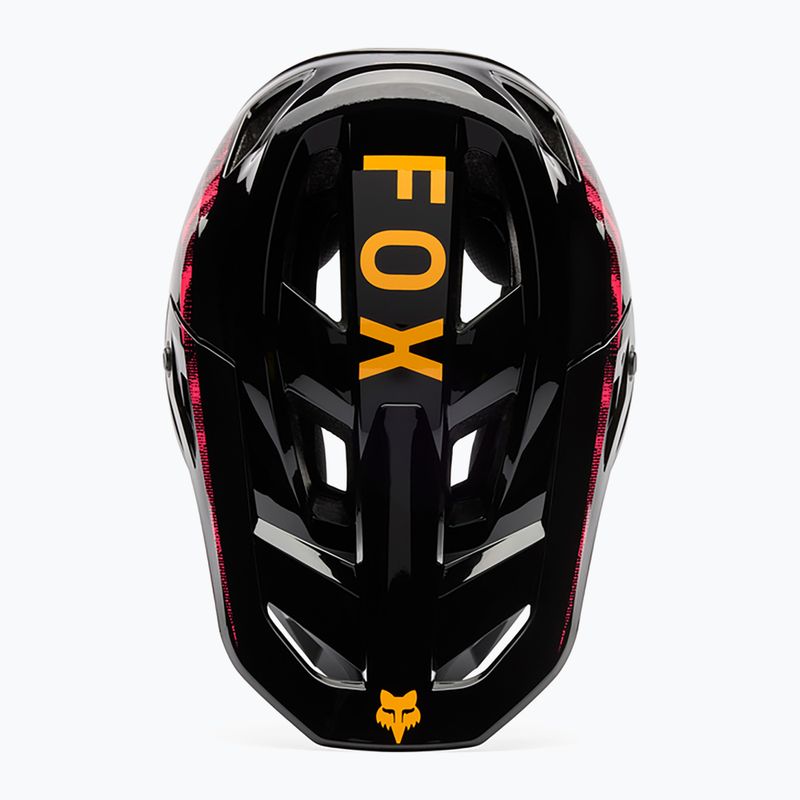 Fox Racing Rampage Kairos Jr tangerine children's bike helmet 6