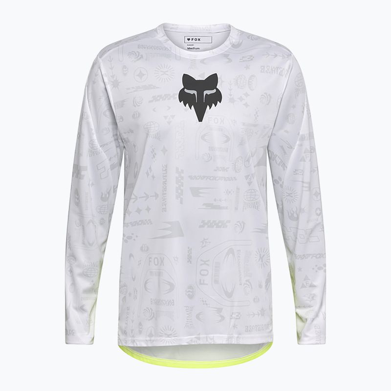 Men's cycling longsleeve Fox Racing Ranger Lunar SE white 3
