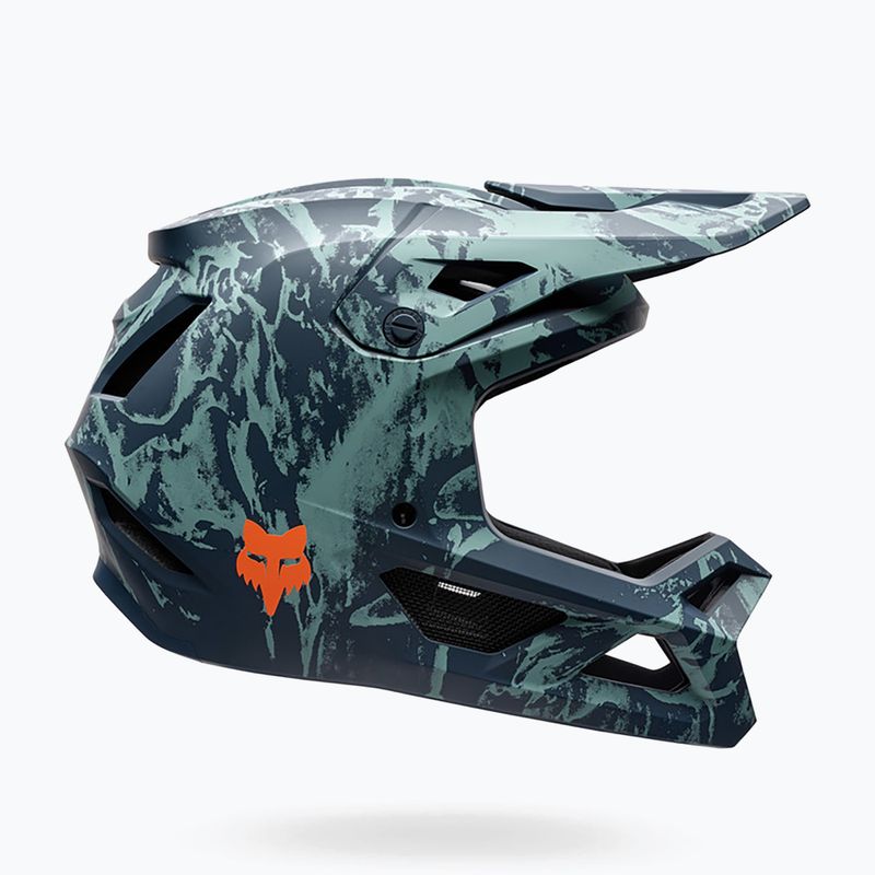 Bike helmet Fox Racing Rampage Img Print arctic blue 2
