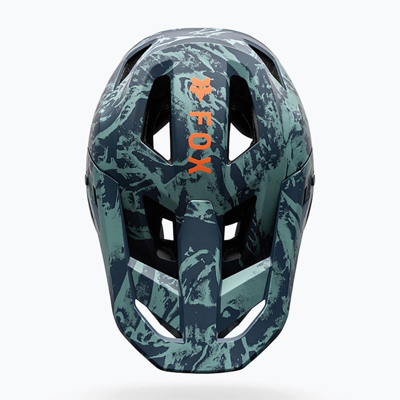 Bike helmet Fox Racing Rampage Img Print arctic blue 5