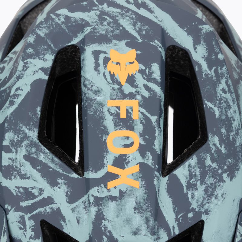 Bike helmet Fox Racing Rampage Img Print arctic blue 7