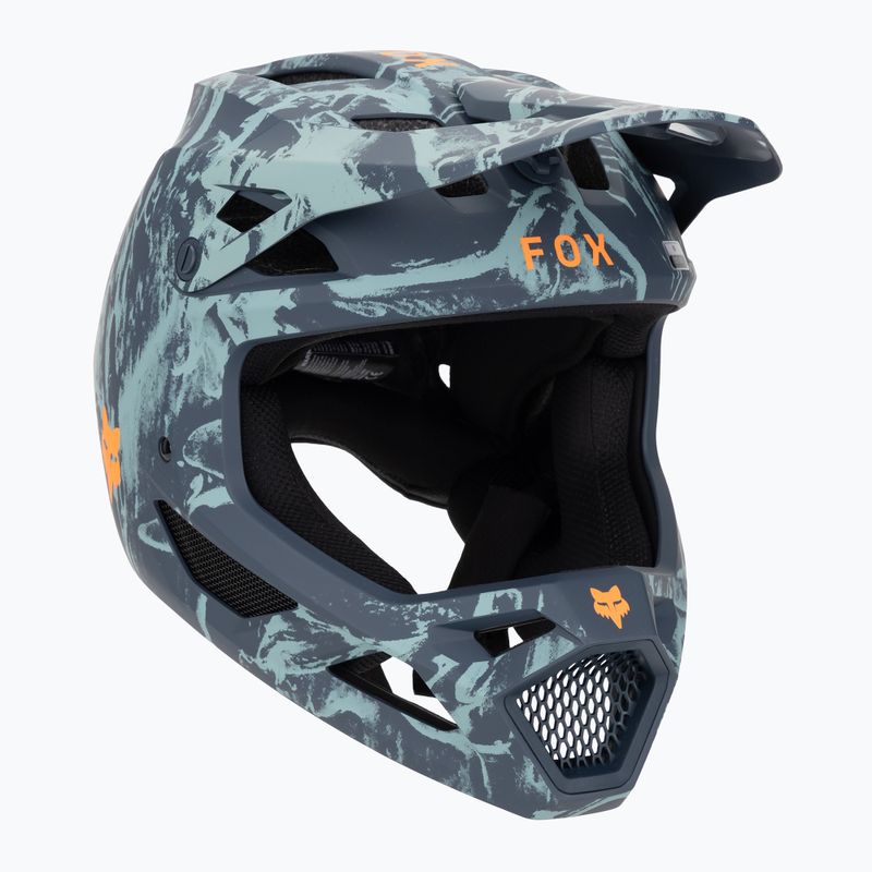 Bike helmet Fox Racing Rampage Img Print arctic blue 8
