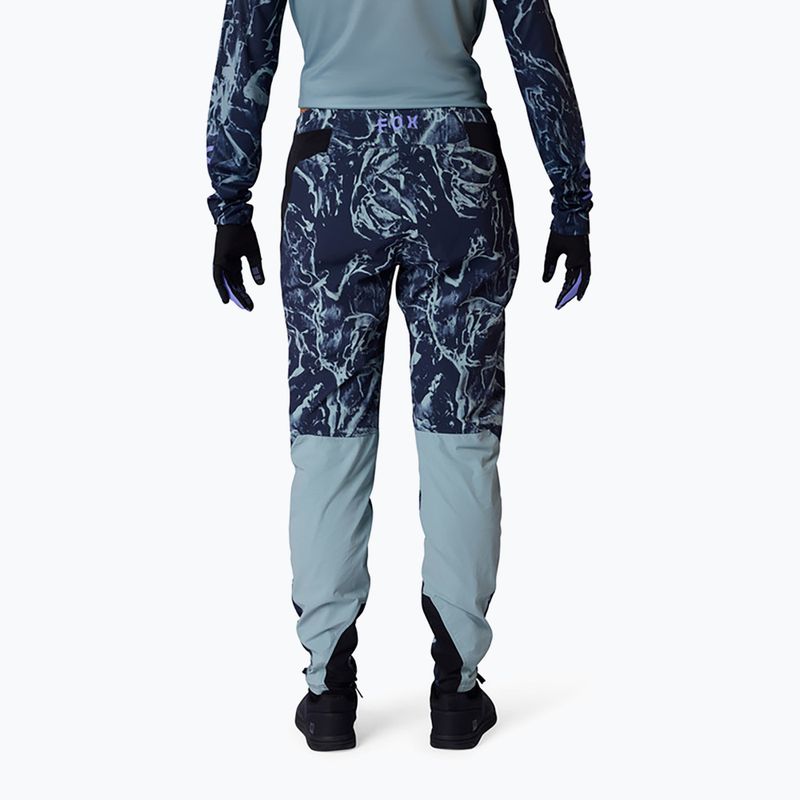 Women's cycling trousers Fox Racing Ranger Image Print arctic blue 2