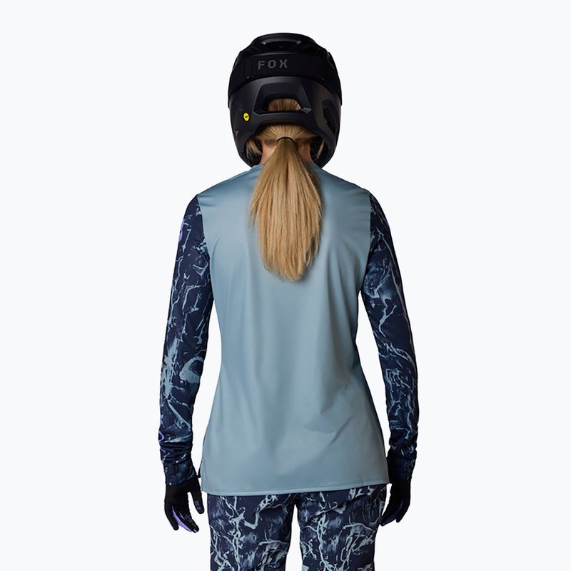 Women's cycling longsleeve Fox Racing Ranger Image Print arctic blue 2