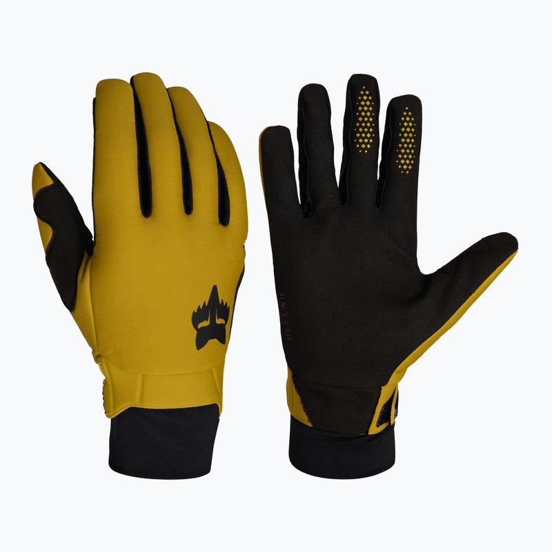 Men's cycling gloves Fox Racing Defend Thermo bronze