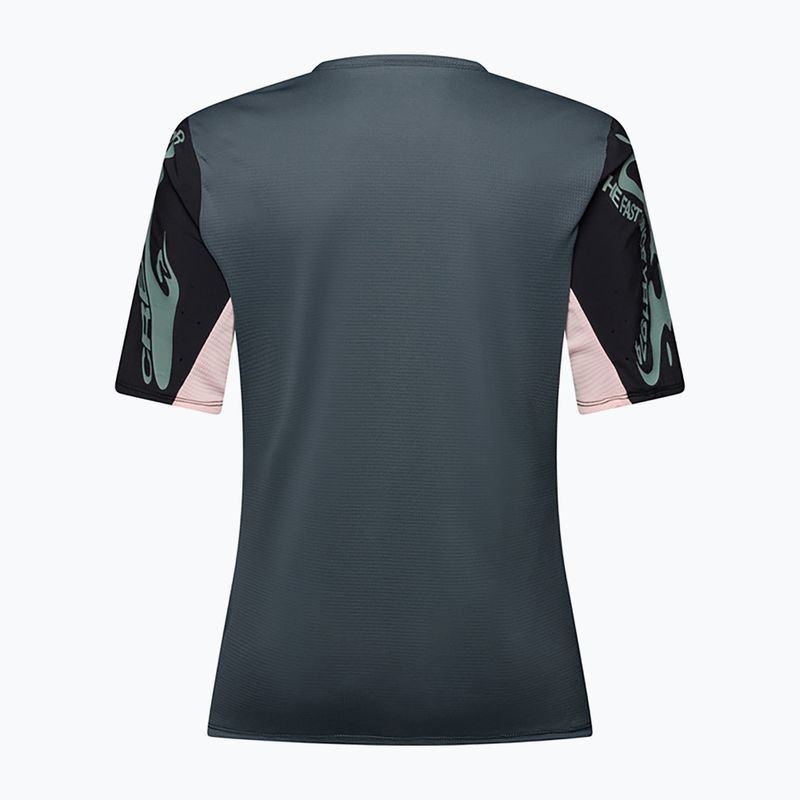 Women's cycling shirt Fox Racing Defend Jersey Creation SS deep cobalt 2