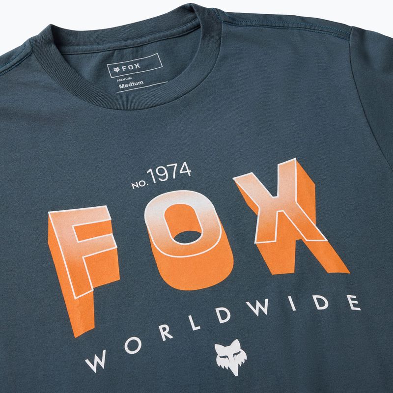 Men's T-shirt Fox Racing Block 195 Original deep cobalt 3