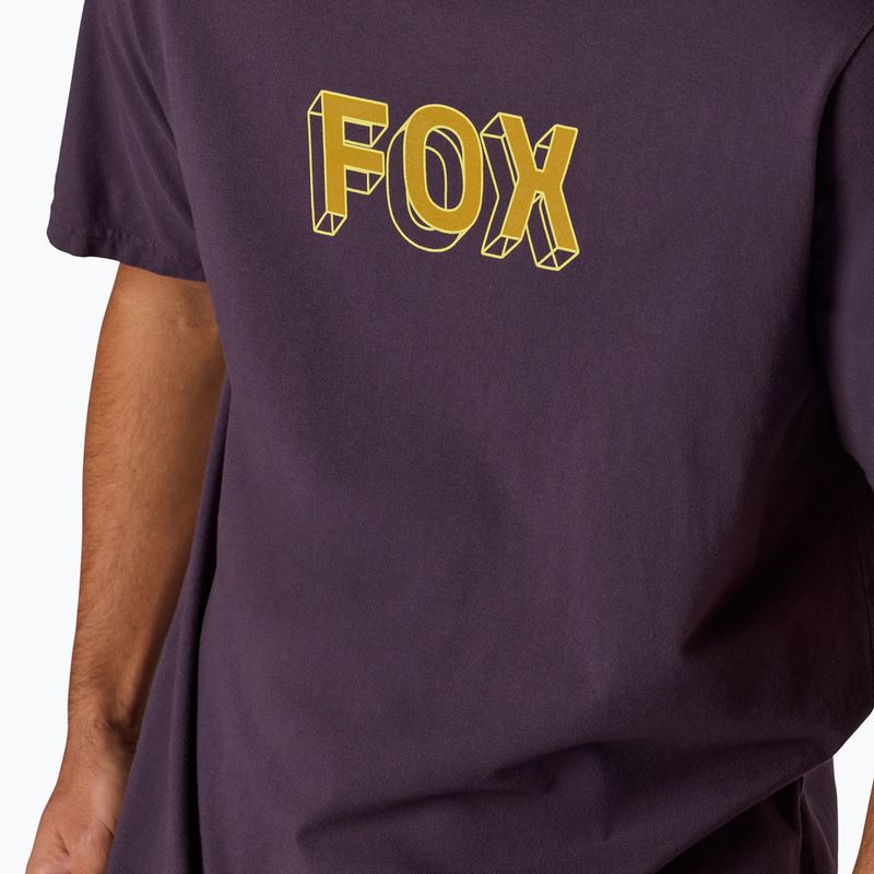 Men's T-shirt Fox Racing Image Print 195 Original plum print 3