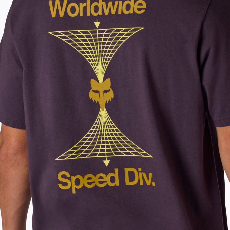 Men's T-shirt Fox Racing Image Print 195 Original plum print 4