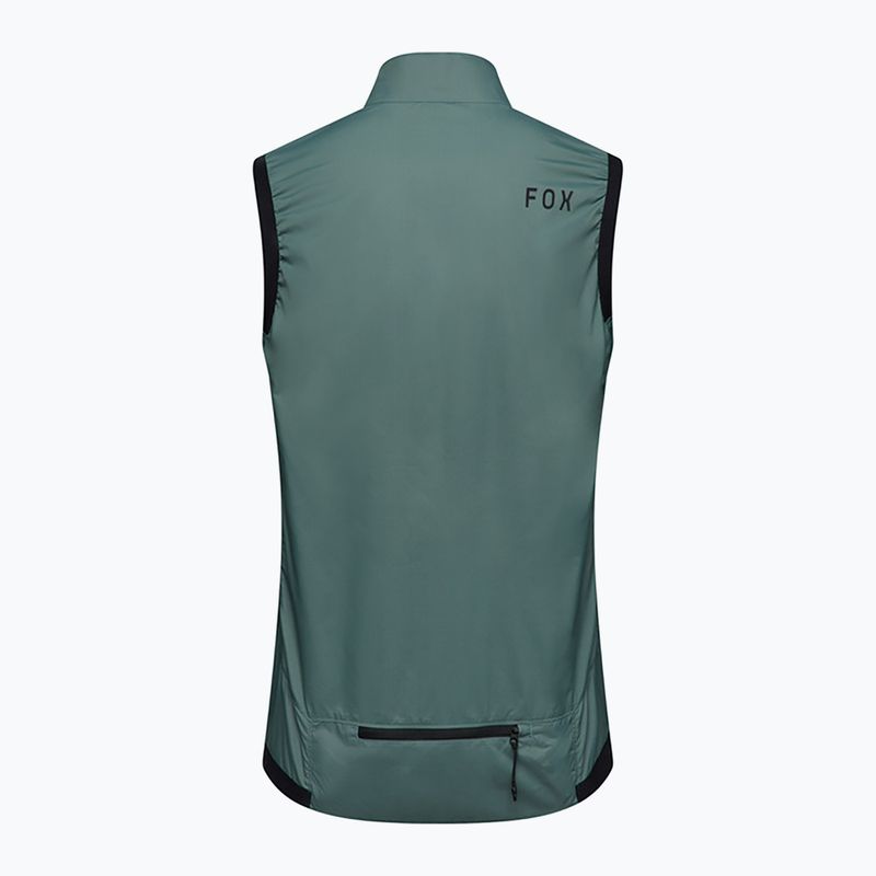 Men's cycling vest Fox Racing Ranger Wind sage 2