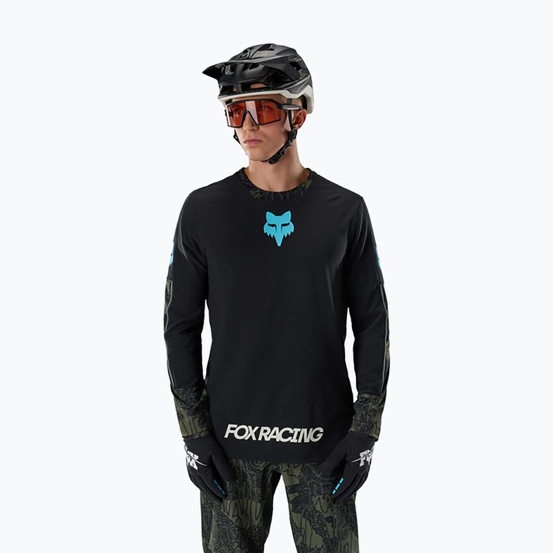 Men's cycling longsleeve Fox Racing Defend Thermal Lunar black