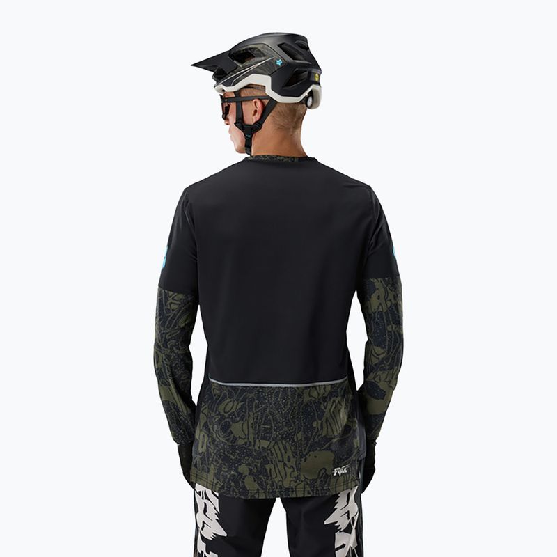 Men's cycling longsleeve Fox Racing Defend Thermal Lunar black 2