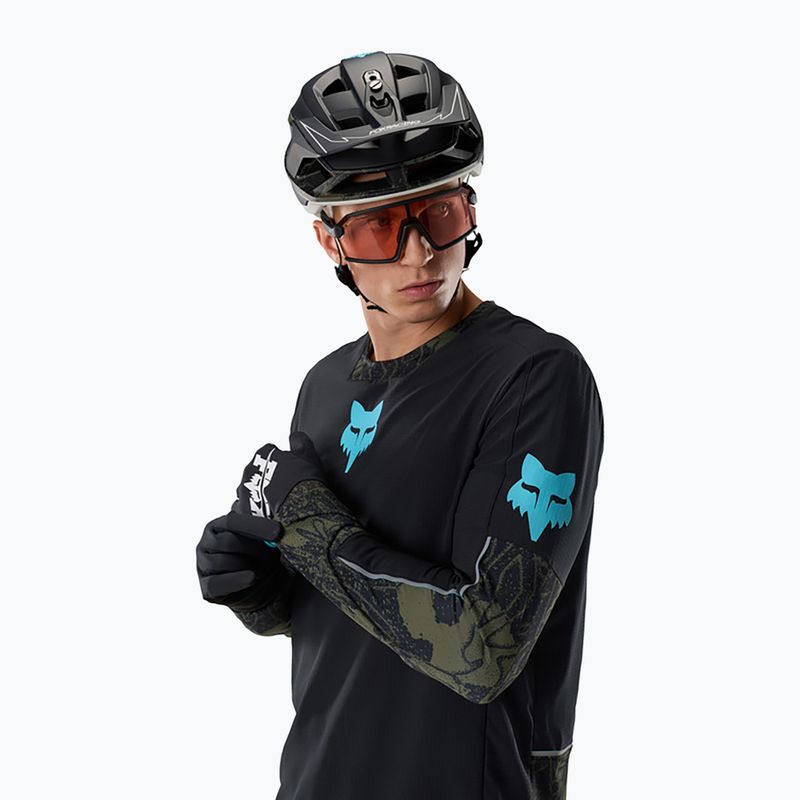Men's cycling longsleeve Fox Racing Defend Thermal Lunar black 4