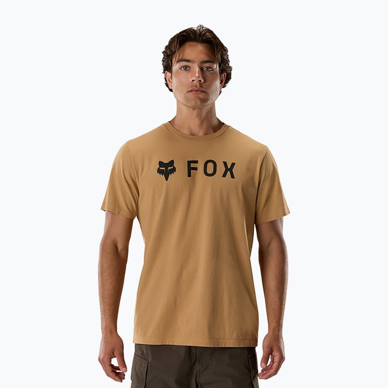 Men's T-shirt Fox Racing Absolute 195 Original SS Tee brown sugar