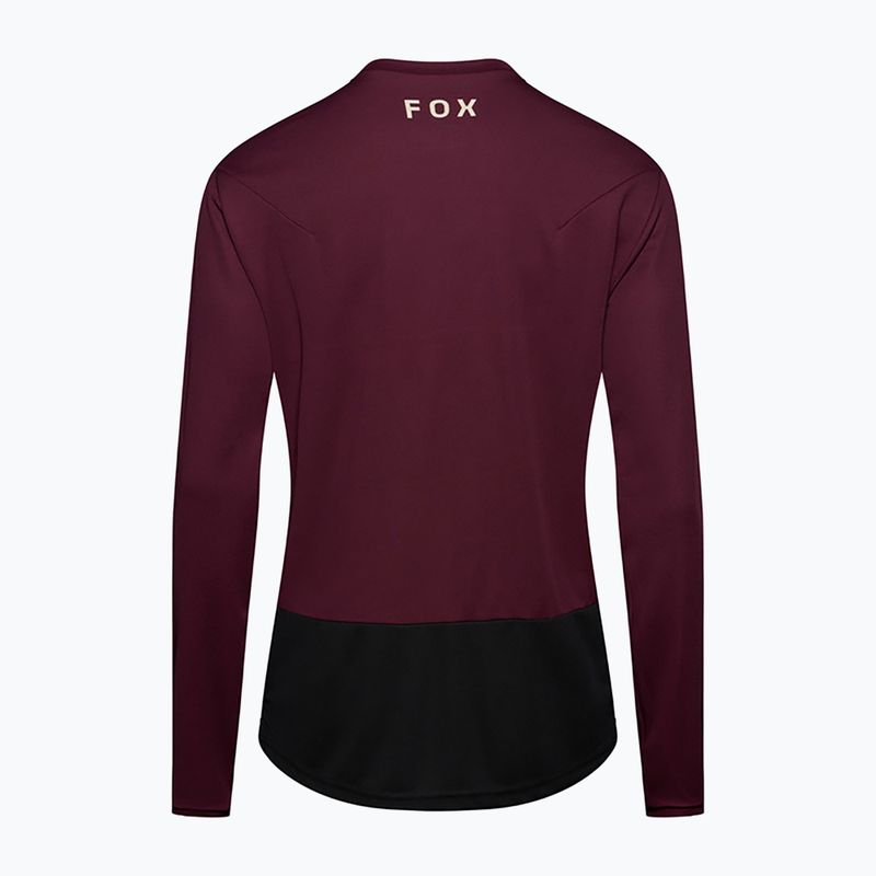 Men's cycling longsleeve Fox Racing Ranger Fox Head LS dark maroon 6