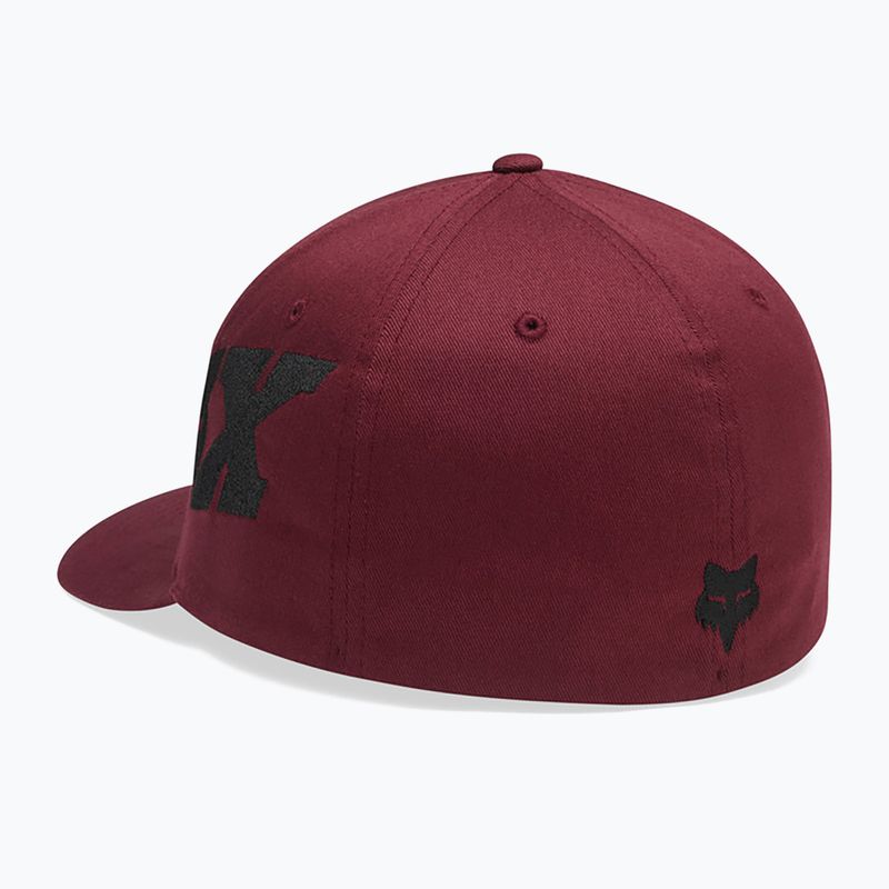 Men's baseball cap Fox Racing Fox Head X Flexfit dark maroon 2