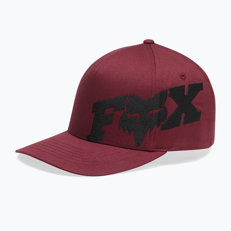 Men's baseball cap Fox Racing Fox Head X Flexfit dark maroon 3