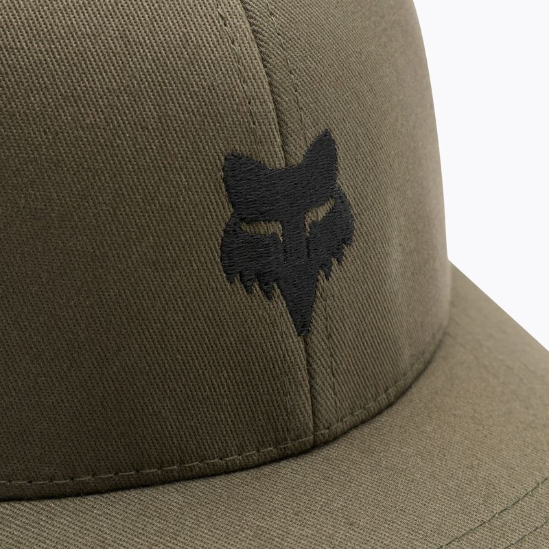 Children's baseball cap Fox Racing Fox Head 110 Snapback Jr olive green 3