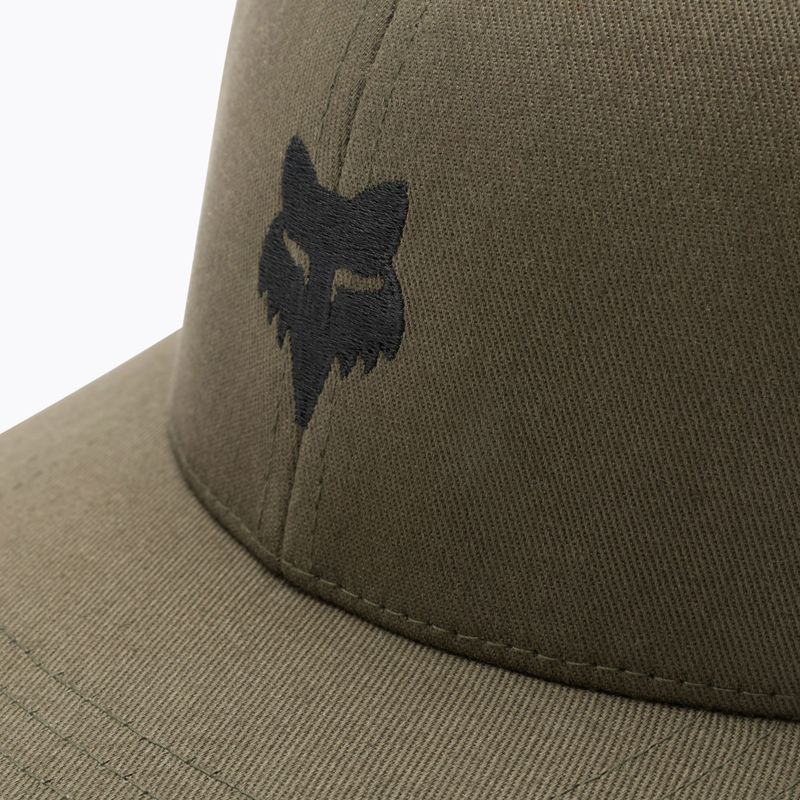 Children's baseball cap Fox Racing Fox Head 110 Snapback Jr olive green 4