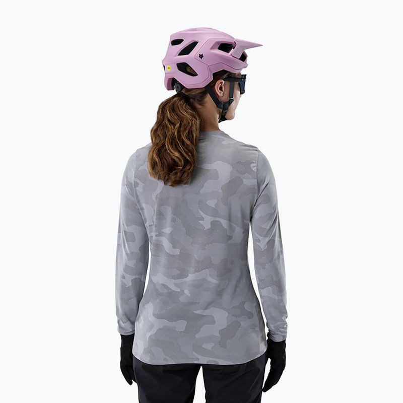 Women's cycling longsleeve Fox Racing Ranger Tru Dri pewter 2