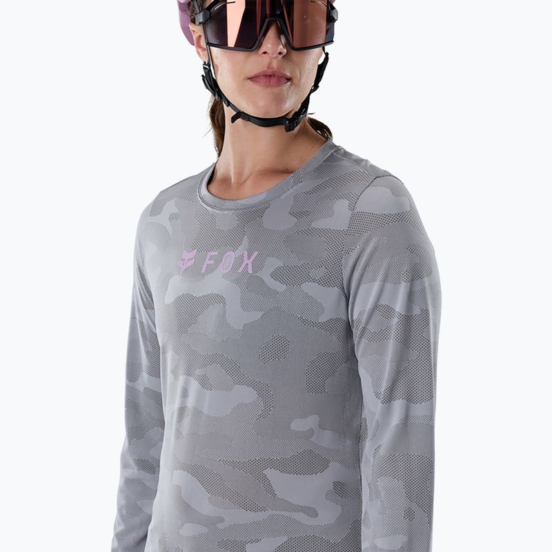 Women's cycling longsleeve Fox Racing Ranger Tru Dri pewter 3