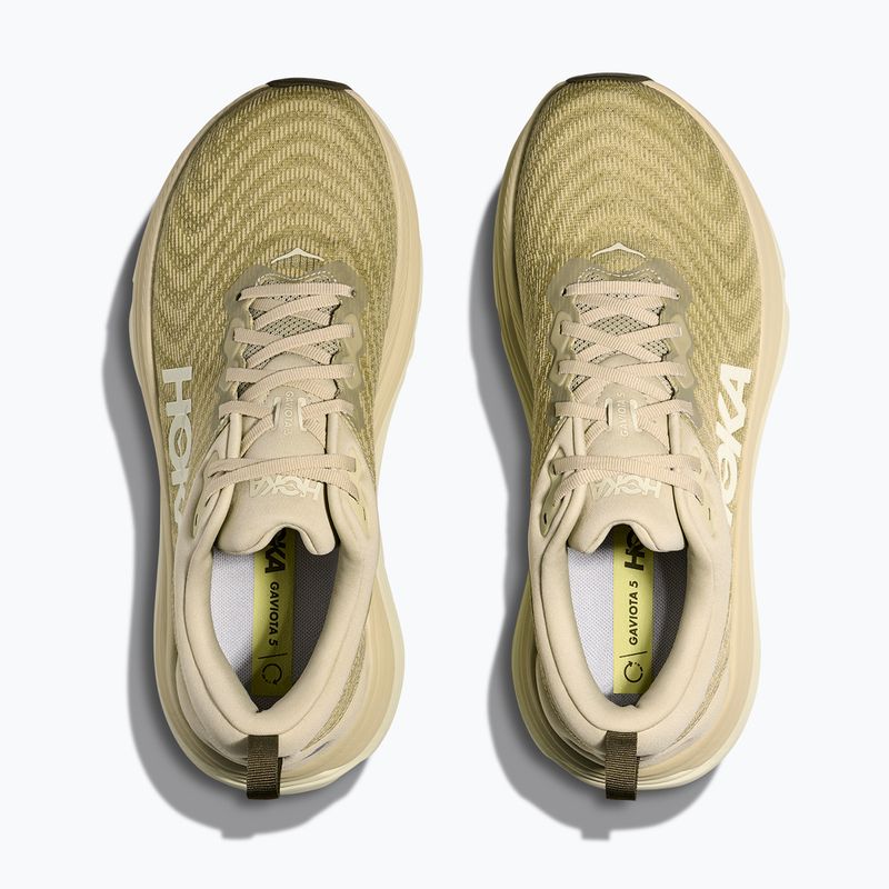 HOKA men's running shoes Gaviota 5 oyster mushroom/truffle salt 8