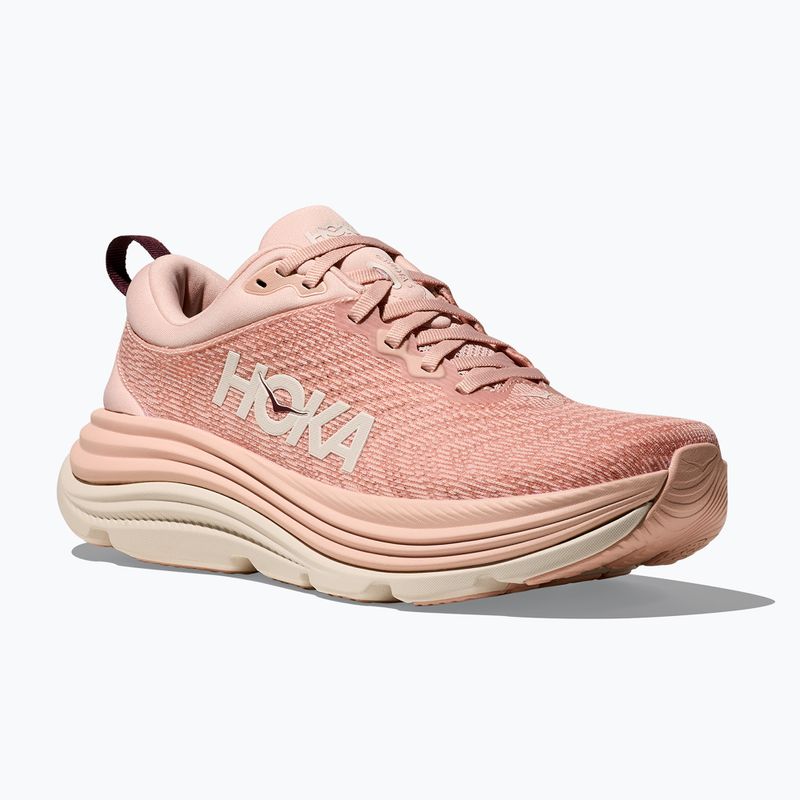 Women's running shoes HOKA Gaviota 5 rose latte/rose cream 8