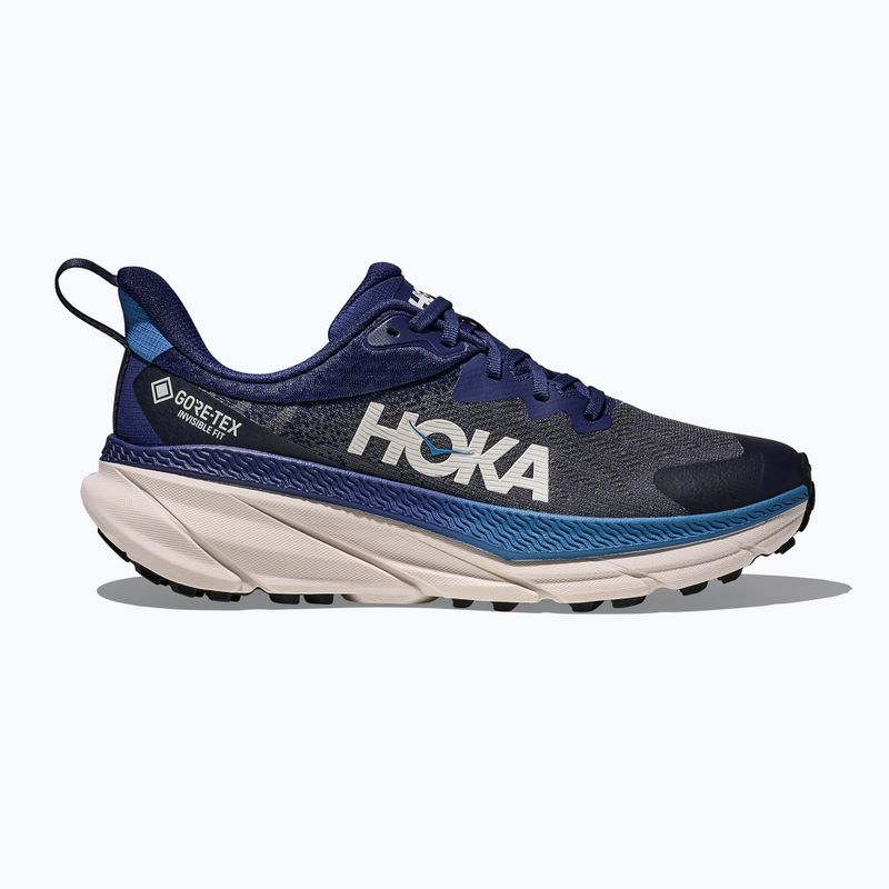 Men's running shoes HOKA Challenger 7 GTX midnight blue/grout 2