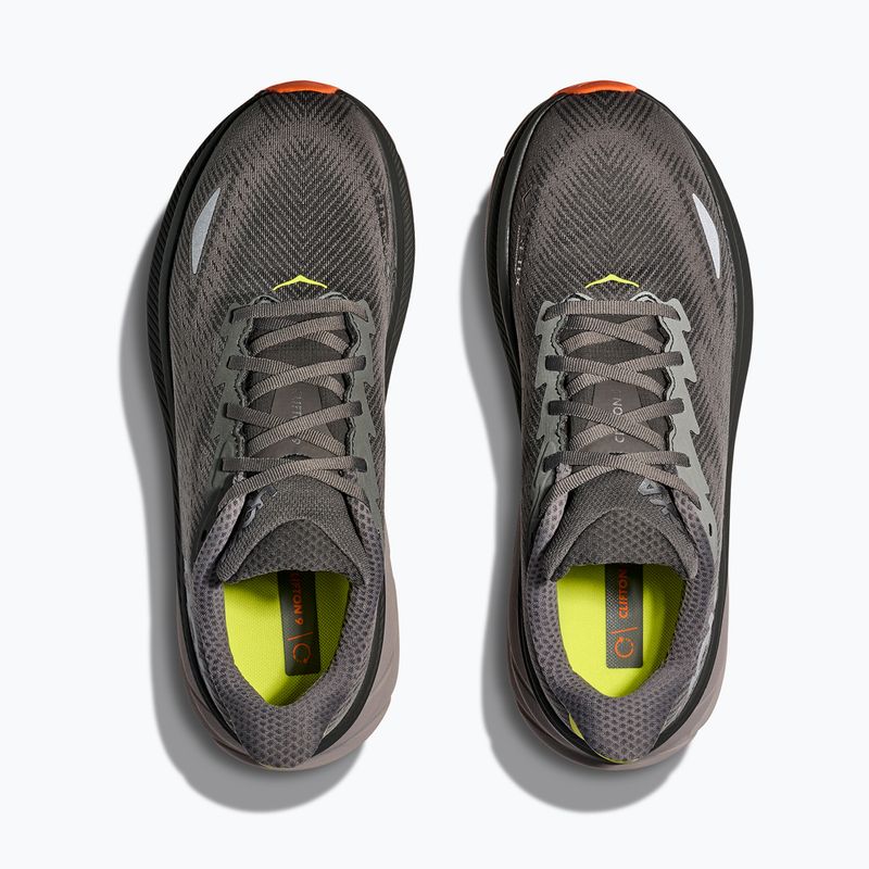Men's running shoes HOKA Clifton 9 GTX asphalt grey/gravel 8