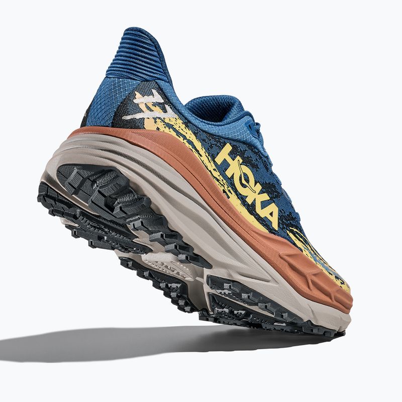 Men's running shoes HOKA Stinson 7 foggy night/cardamon 5