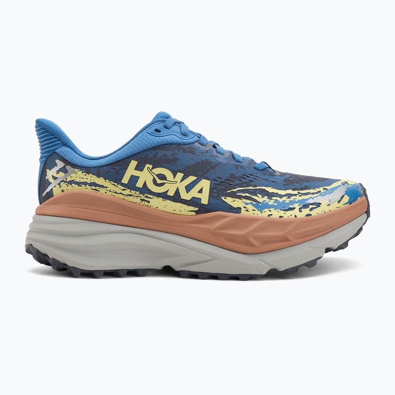 Men's running shoes HOKA Stinson 7 foggy night/cardamon 2