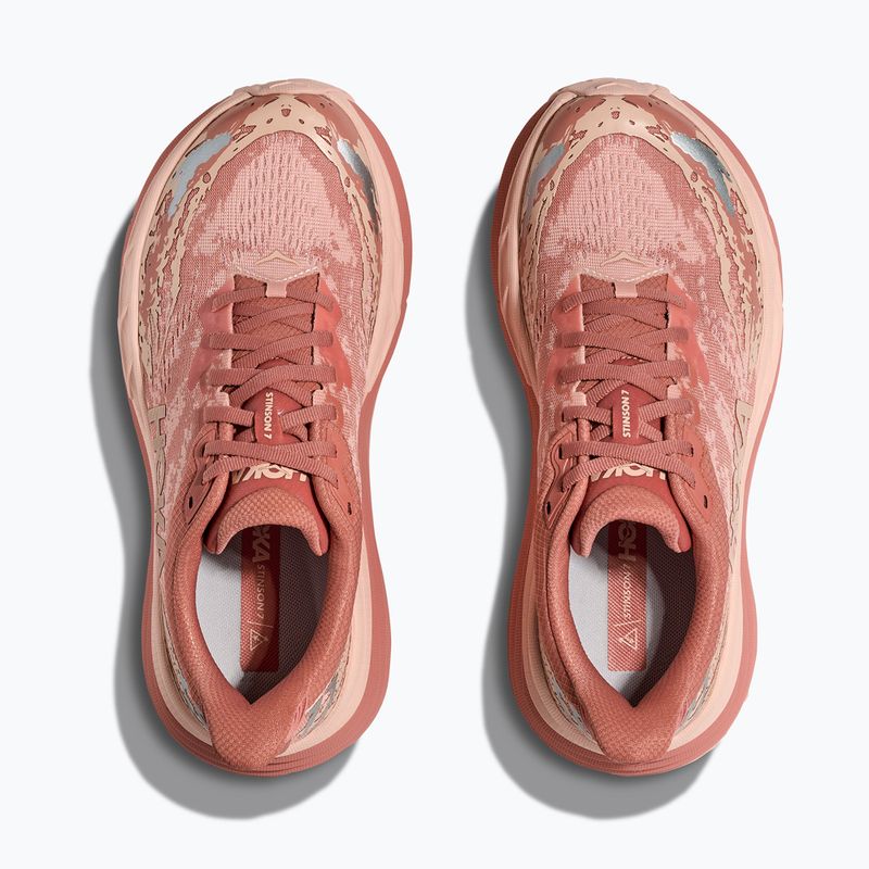 Women's running shoes HOKA Stinson 7 blush/rose latte 8