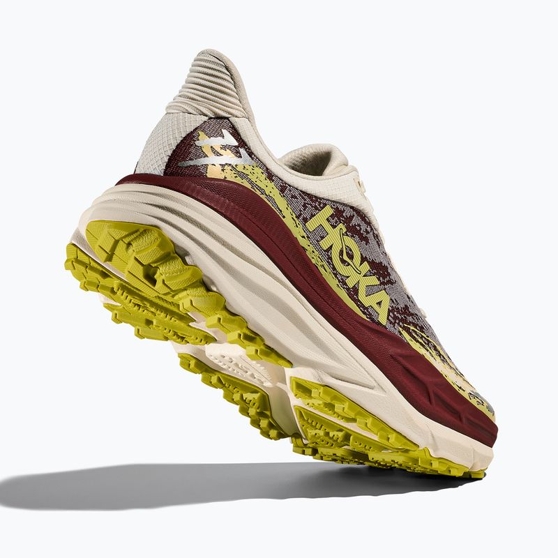 Women's running shoes HOKA Stinson 7 truffle salt/dark cedar 5